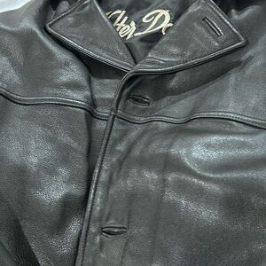 Men's Black Leather Jacket